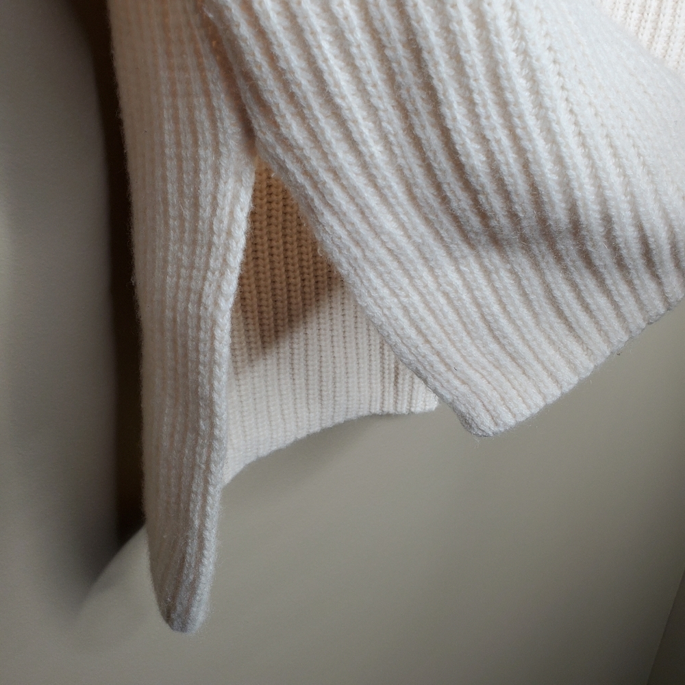 Veronica Beard Rama Sweater in Ivory Cashmere Wool - Picture 9 of 14